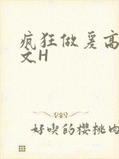 疯狂做爰高辣H文H