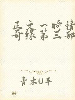 正文～畸情内裤奇缘第三部