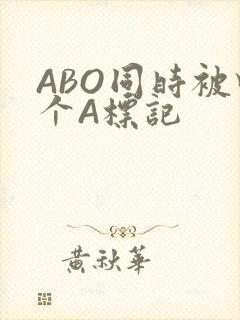 ABO同时被四个A标记