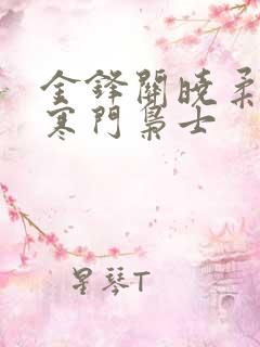 金锋关晓柔小说寒门枭士