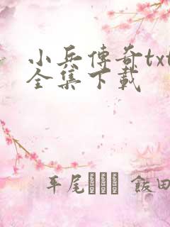 小兵传奇txt全集下载