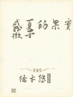 盛夏的果实 小薇子