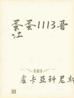 蛋蛋1113晋江