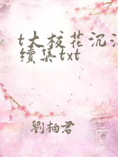t大校花沉浮录续集txt