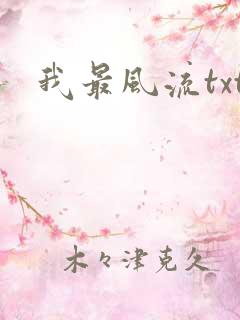 我最风流txt