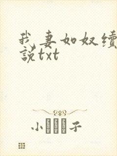 我妻如奴续写小说txt