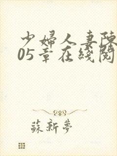 少妇人妻陈艳105章在线阅读