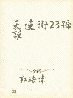天使街23号小说