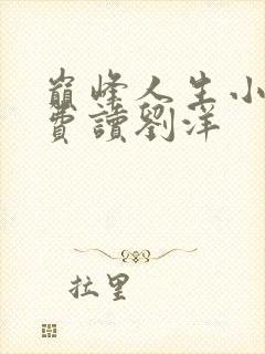 巅峰人生小说免费读刘洋