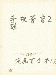 斗破苍穹2 小说