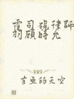 霍司砚律师温知羽顾时允