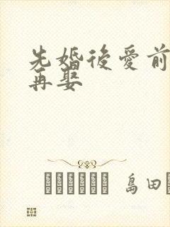 先婚后爱前妻难再娶