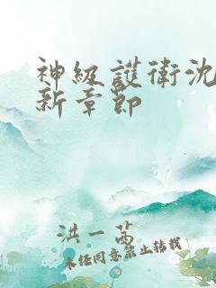 神级护卫沈浪最新章节