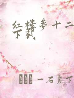 红楼梦十二金钗下载