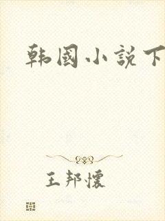 韩国小说下载