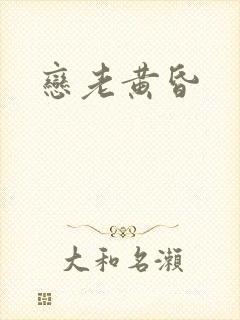 恋老黄昏