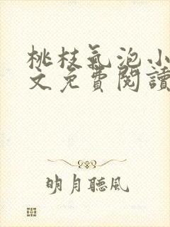 桃枝气泡小说全文免费阅读