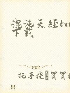 混沌天经txt下载