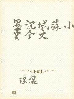 墨沉域苏小柠免费全文