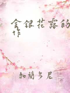 金银花露的代表作