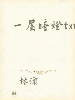 一屋暗灯txt