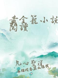 黄金笼小说免费阅读