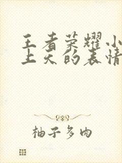 王者荣耀小乔爽上天的表情