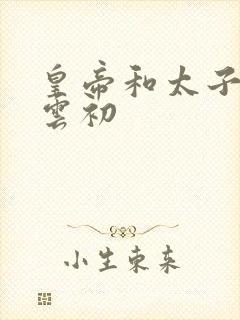 皇帝和太子妃h云初