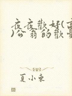 夜夜欢好(高h)公翁的欢爱h