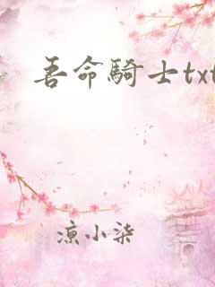 吾命骑士txt