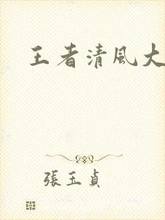 王者清风大结局