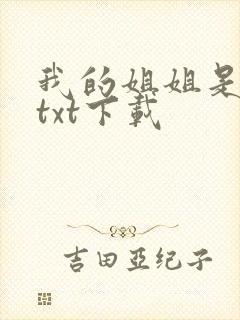 我的姐姐是美女txt下载