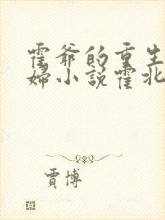 霍爷的重生小媳妇小说霍北江