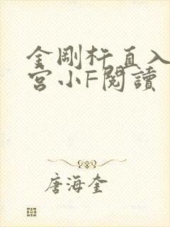 金刚杵直入莲花宫小F阅读