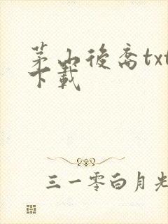 茅山后裔txt下载