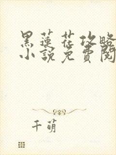 黑莲花攻略手册小说免费阅读