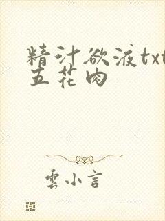 精汁欲液txt五花肉