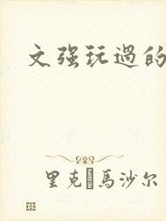 文强玩过的女人