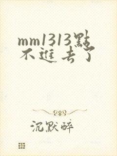 mm1313点不进去了