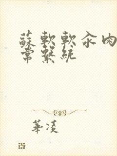 苏软软汆肉的日常系统