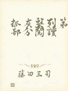 抓灰系列第33部分阅读