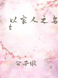 以家人之名txt