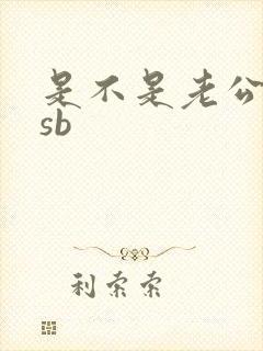 是不是老公的小sb