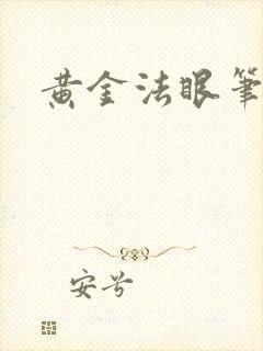 黄金法眼笔趣阁