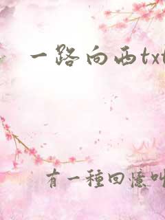 一路向西txt