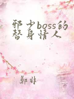邪少boss的替身情人