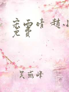 宋雨晴 赵小刚免费