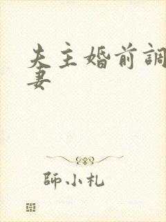 夫主婚前调教奴妻
