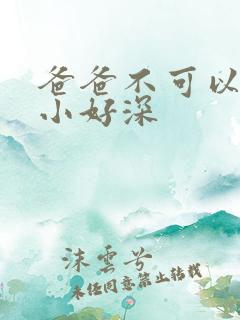 爸爸不可以我还小好深