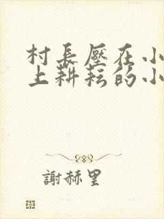 村长压在小娥身上耕耘的小说